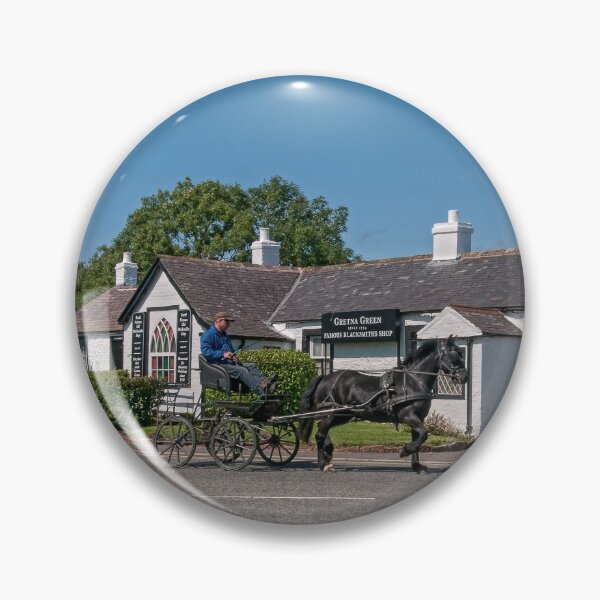 Item preview, Pony and Trap at the Blacksmiths Shop Gretna Green designed and sold by Steve H Clark.