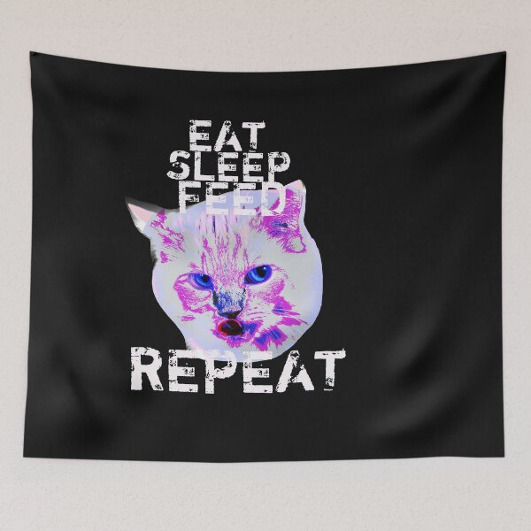 Item preview, Eat sleep feed repeat Birman Cat designed and sold by Toffy2222.