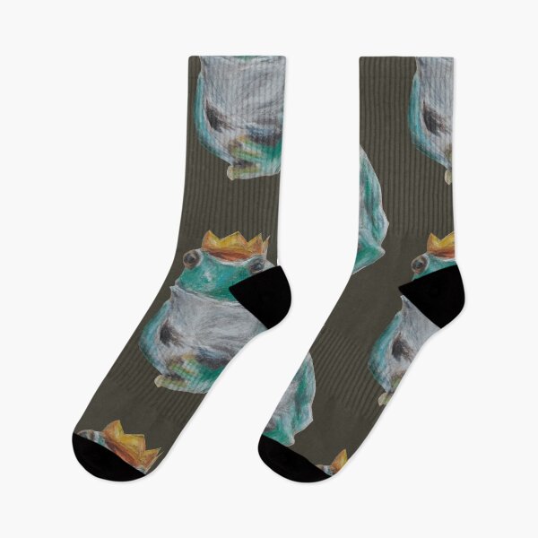 Artikelvorschau, Froschprinz Bleistiftzeichnung entworfen und verkauft von Martascreations.
