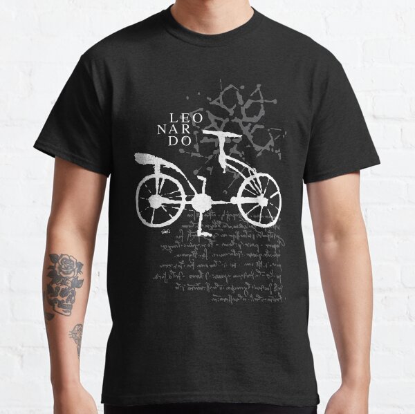Item preview, classic bike bicycle a great invention of Leonardo designed and sold by kgrafictshirt.