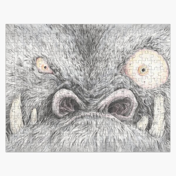 The Monster Stared at Raymund Jigsaw Puzzle