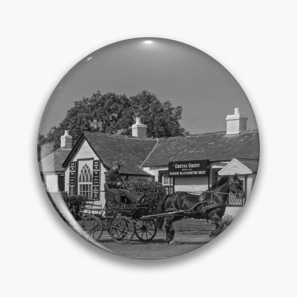 Item preview, Pony and Trap at Gretna Green Black and White designed and sold by Steve H Clark.