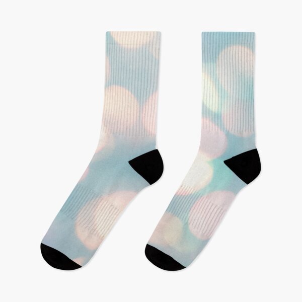 Item preview, Preppy Dreamy Pink Blue Bokeh  designed and sold by IamTrending.