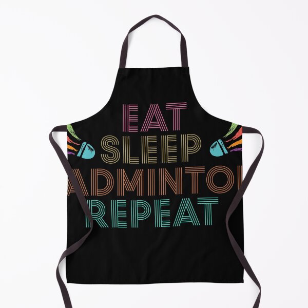 Item preview, Eat Sleep Badminton Repeat- Badminton funny designed and sold by looklock.
