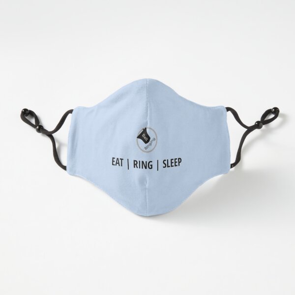 Bell Ringing - EAT | RING | SLEEP - black text Fitted 3-Layer