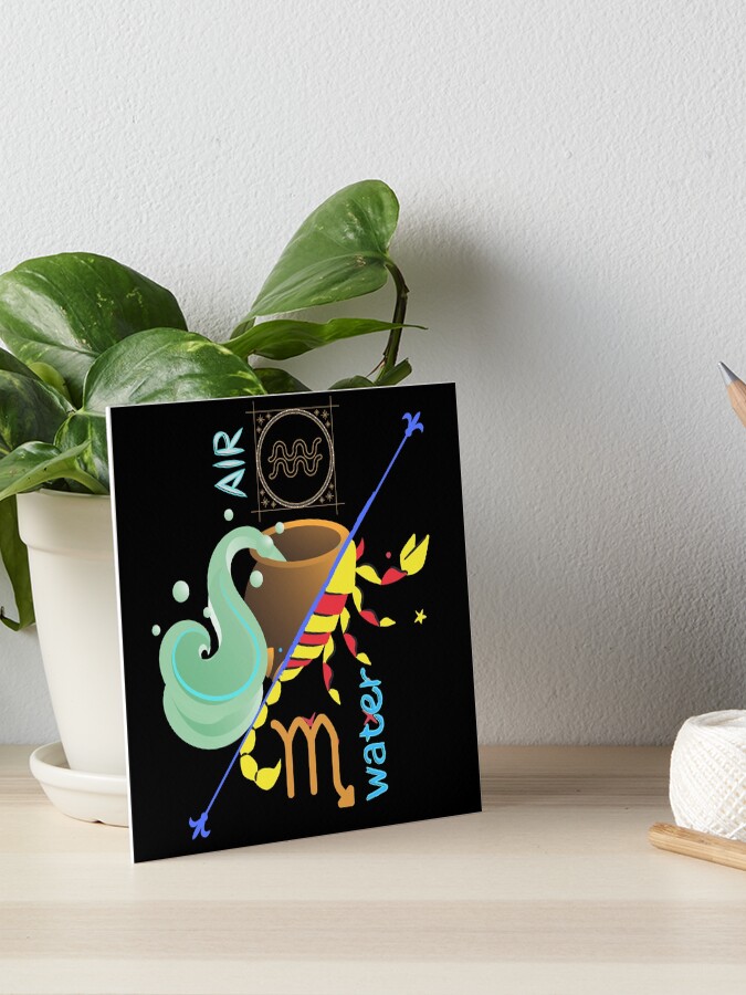 Lámina rígida «Regalos de pareja encantadores Signos del zodíaco -Acuario vs Escorpio -Ilustraciones de regalos.» de Adamser | Redbubble Lámina rígida «Regalos de pareja encantadores Signos del zodíaco -Acuario vs Escorpio -Ilustraciones de regalos.» de Adamser | Redbubble