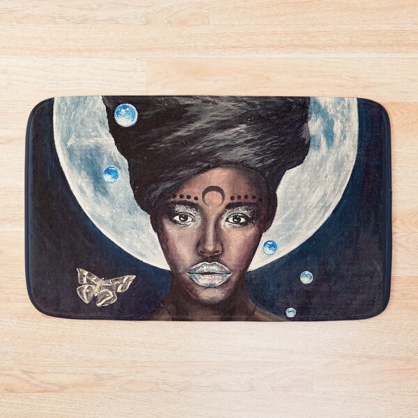 Item preview, Blue Moon - Mystical Lady with a Moonstone Necklace designed and sold by EmilyDewsnap.
