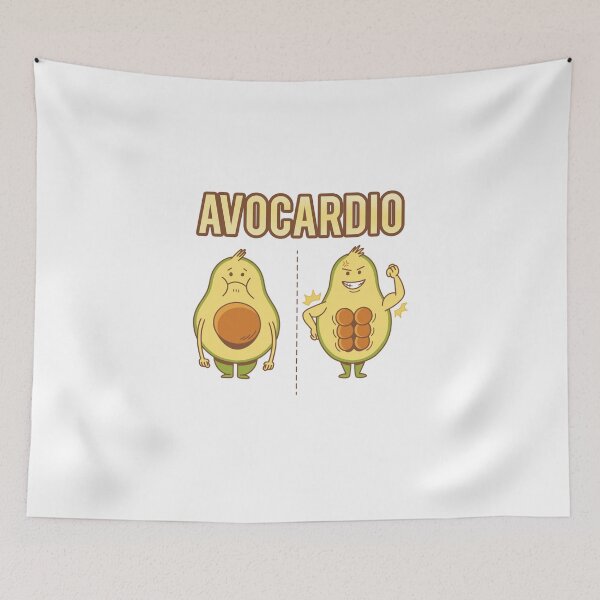 Item preview, Avocardio Avocado Fitness Gym designed and sold by JonasDesign.