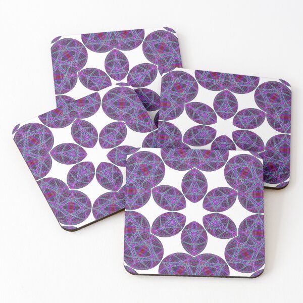 Item preview, Abstract Pruple Tartan Flower designed and sold by AraljanFusion.