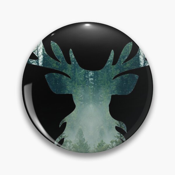 Item preview, Reindeer in Foggy Forrest designed and sold by PrintEpic.