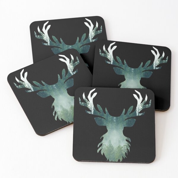 Item preview, Reindeer in Foggy Forrest designed and sold by PrintEpic.
