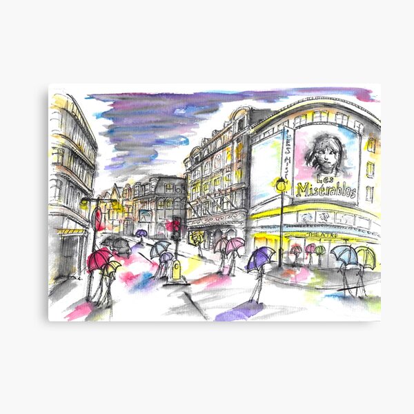 Item preview, London West End Theatres designed and sold by DaniEdmunds.