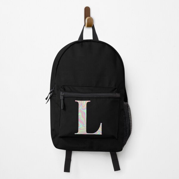 Item preview, Letter L Holographic Liquid Marble Effect Rainbow Alphabet designed and sold by Sour Soul.