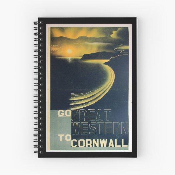 Item preview, To Cornwall retro poster designed and sold by CorasPosters.