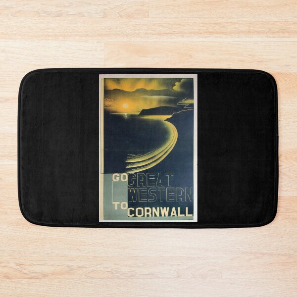 Item preview, To Cornwall retro poster designed and sold by CorasPosters.