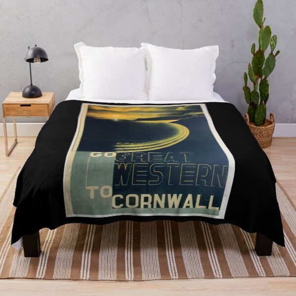 Item preview, To Cornwall retro poster designed and sold by CorasPosters.