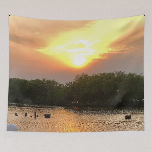 Item preview, Sunset with the river. designed and sold by everafter1902.
