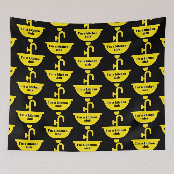 Item preview, Copy of Kitchen Sink Black And Yellow designed and sold by Doide.