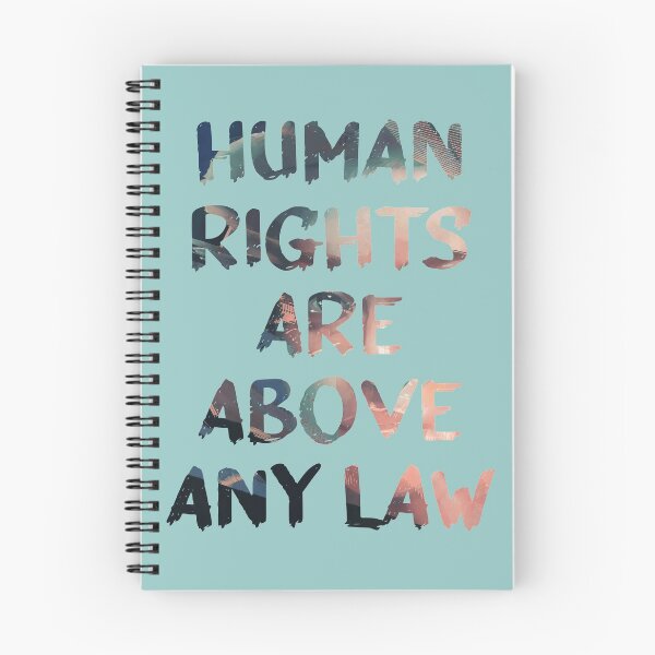 Item preview, Human Rights Are Above Any Law Quote Glitch Art designed and sold by raspberry-tea.