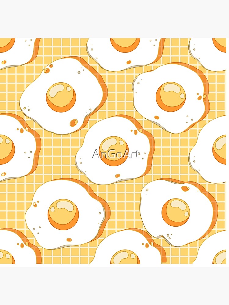 Kawaii egg pattern  Throw Blanket for Sale by AnGoArt