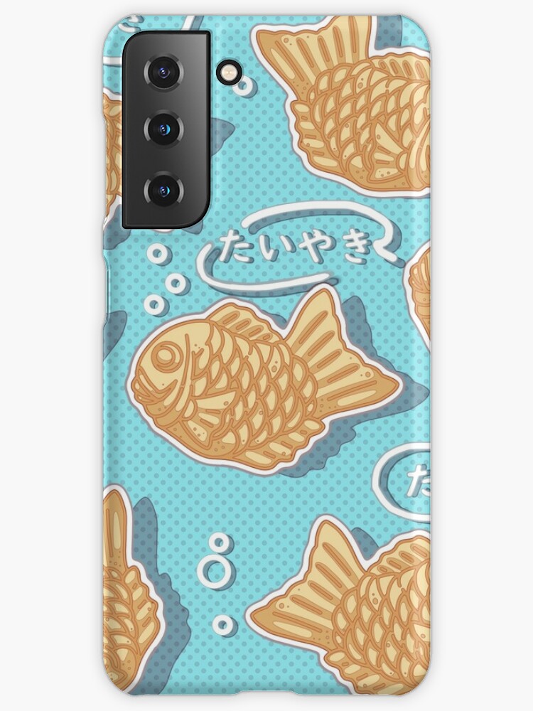 Japanese Taiyaki fish pattern Samsung Galaxy Phone Case