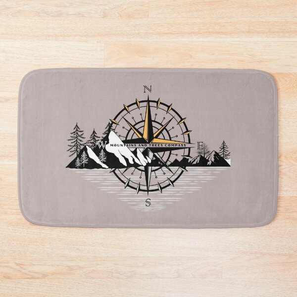 Item preview, Mountains And Trees Compass Shirt,Shirt,Vintage Style shirt,Adventure, Mountain Essential T-Shirt designed and sold by Ornuma.