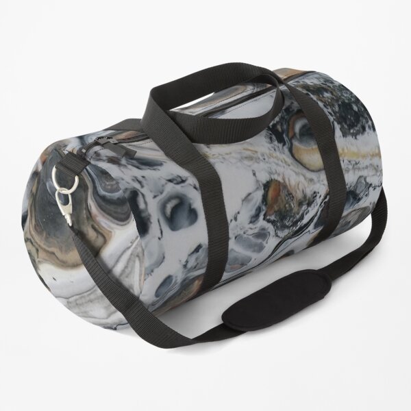 Flood Plain - abstract acrylic painting Duffle Bag