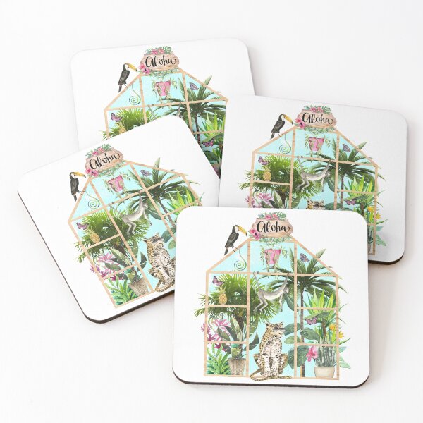 Item preview, Tropical Summerhouse - Exotic Jaguar designed and sold by Amanda-Lakey.