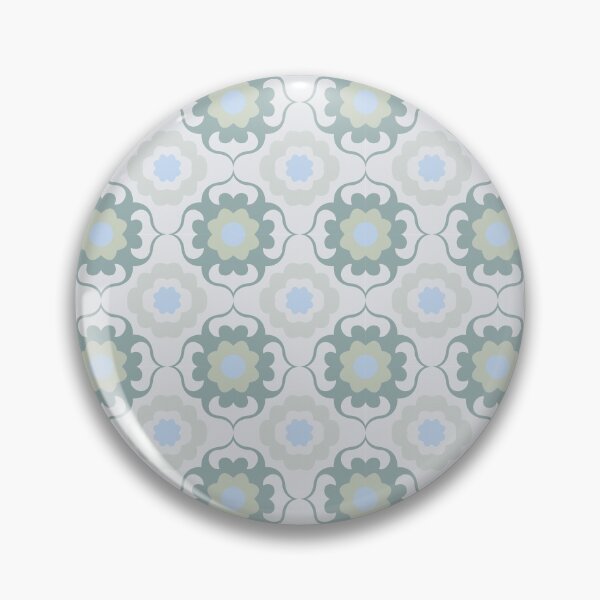 Item preview, Retro Vintage Blue Gray Pattern designed and sold by IamTrending.