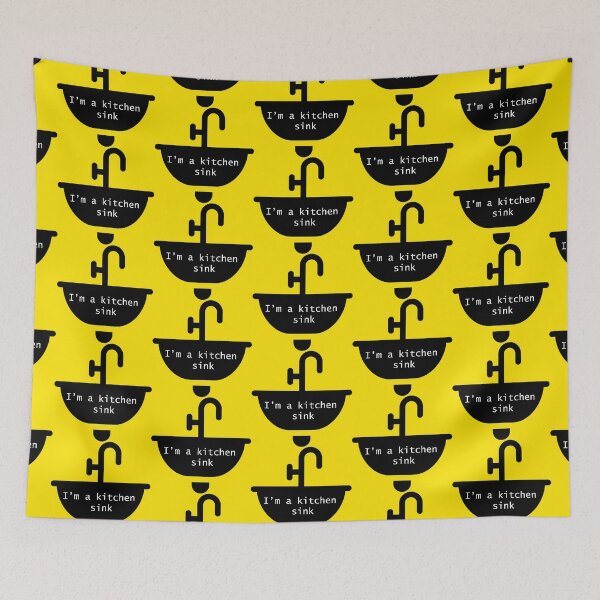 Item preview, Kitchen Sink Black And White designed and sold by Doide.