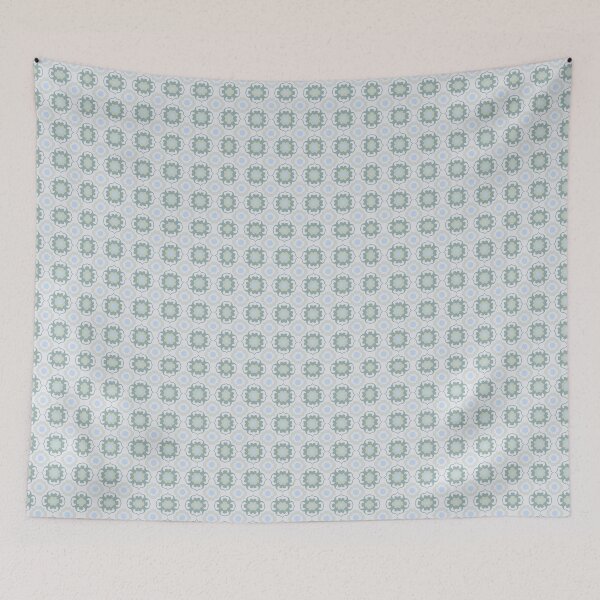Item preview, Retro Vintage Blue Gray Pattern designed and sold by IamTrending.