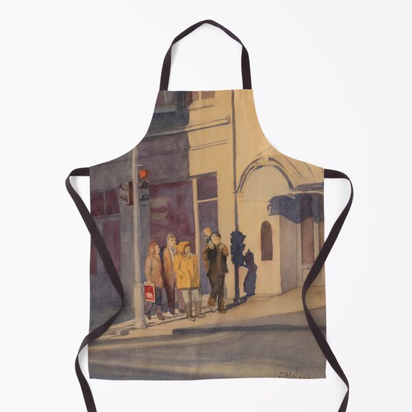 Item preview, Sun in the City - watercolour painting by Einar Aasen designed and sold by Einar Aasen.