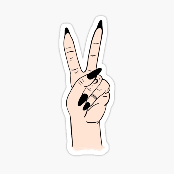 Peace Sign Fingers Tattoo HD Png Download  2048x20486878294  PngFind