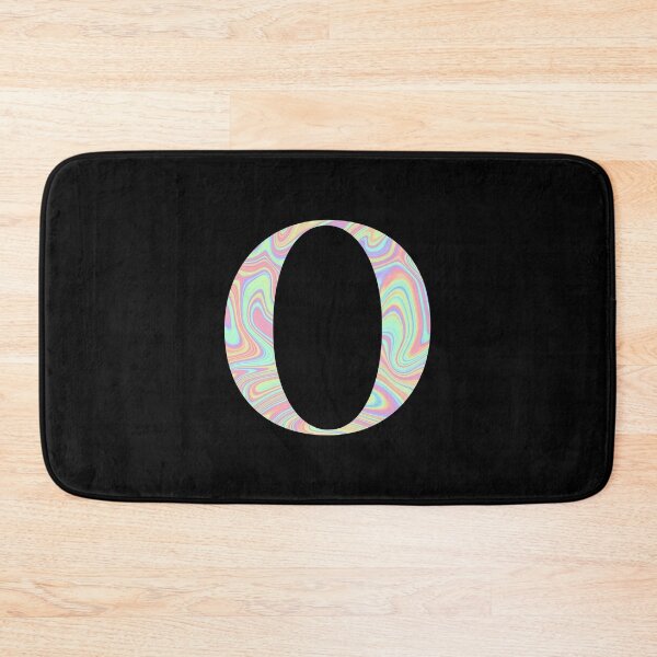 Item preview, Letter O Holographic Liquid Marble Effect Rainbow Alphabet designed and sold by Sour Soul.