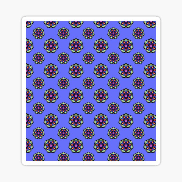 Blue Melon| Patterned Art Sticker
