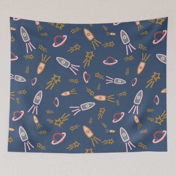 Item preview, cosmic travel pattern designed and sold by rysunki-malunki.