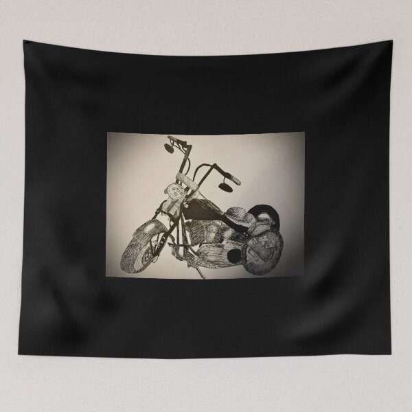 Item preview, Micron motorcycle drawing designed and sold by Alisha Sawyer.