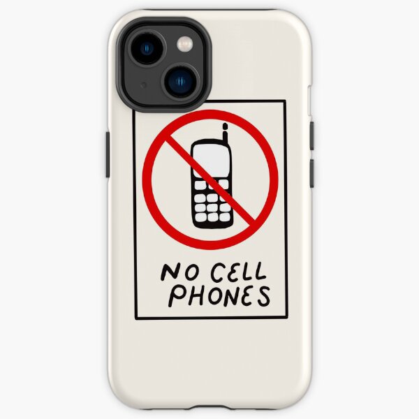 Luke’s No Cell Phones Pattern Coffee Diner Pack iPhone Tough Case