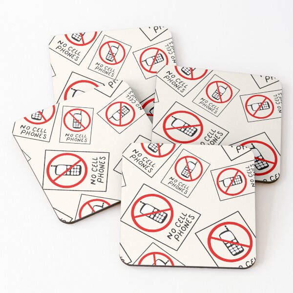 Item preview, Luke’s No Cell Phones Pattern Coffee Diner Pack designed and sold by Sunny Collections.