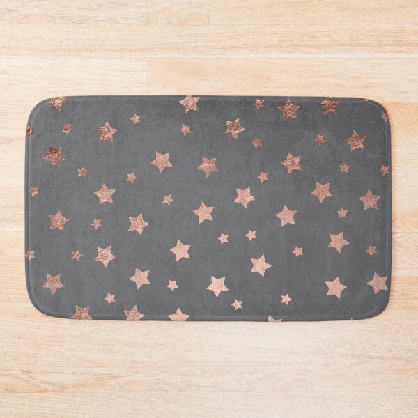 Item preview, rose gold Christmas stars geometric pattern cement designed and sold by GirlyTrend.