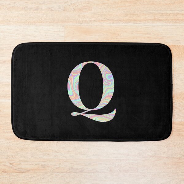 Item preview, Letter Q Holographic Liquid Marble Effect Rainbow Alphabet designed and sold by Sour Soul.