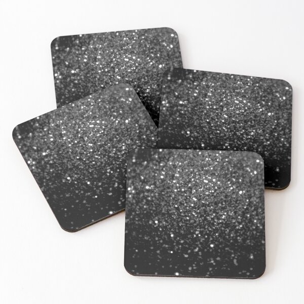 Item preview, Black Sparkling Glitter  designed and sold by Niina  Niskanen.