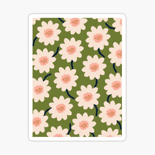 Aperçu de l'œuvre Champ de fleurs - vert créée et vendue par Gale Switzer.