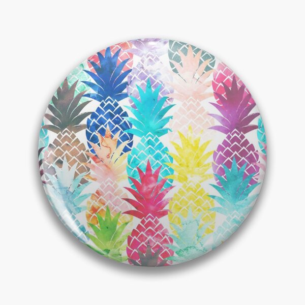 Item preview, Hawaiian Pineapple Pattern Tropical Watercolor designed and sold by GirlyTrend.