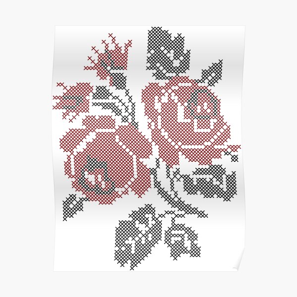 Ukrainian Embroidery Vyshyvanka Poster