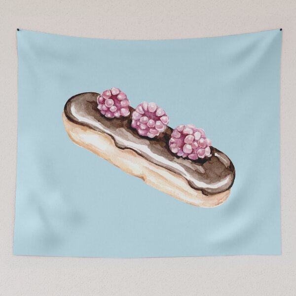 Item preview, Pretty Pastel Raspberry Chocolate Eclair designed and sold by Alicia Chee.