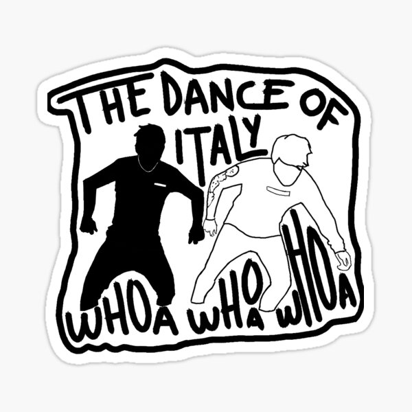 The Dance Of Italy Unus Annus Sticker Sticker