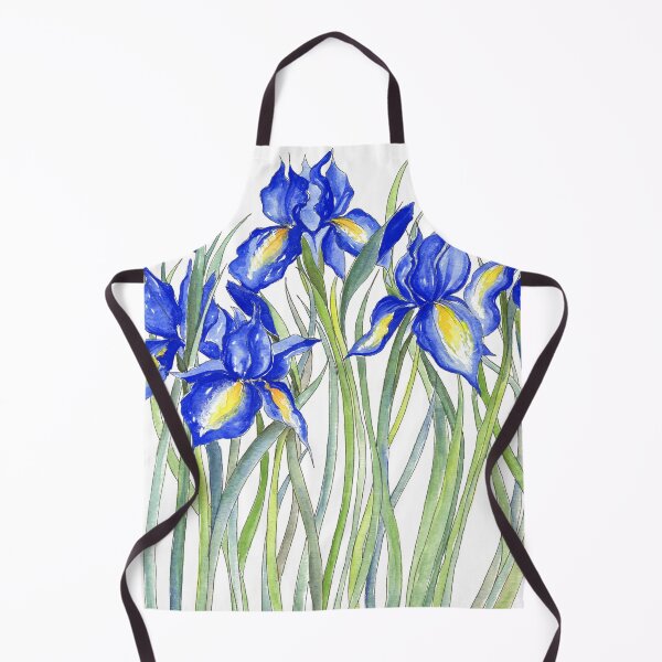Item preview, Blue Iris, Illustration designed and sold by JRoseDesign.