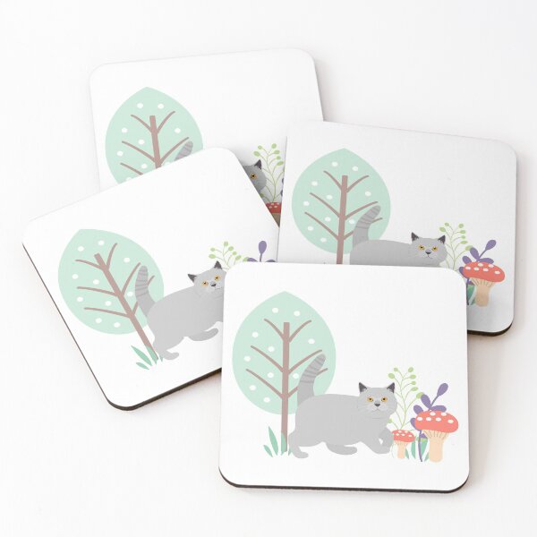 Item preview, British Shorthair Cat in Wonderland designed and sold by lulululupaint.