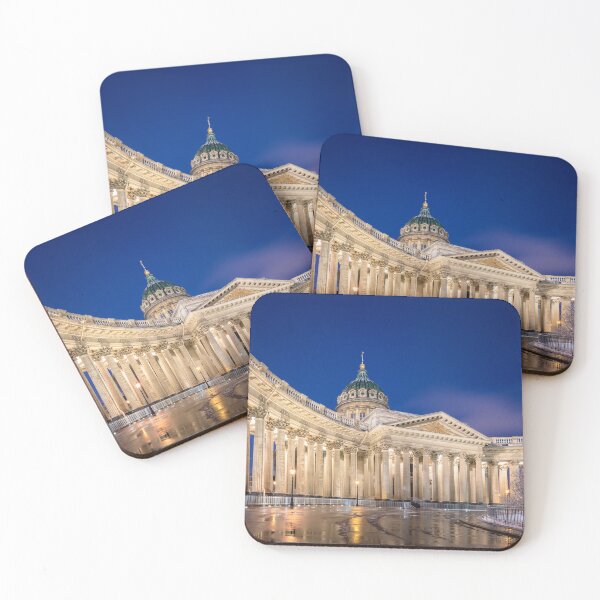 Item preview, Kazan Cathedral in Saint Petersburg, Russia at night designed and sold by mitzobs.